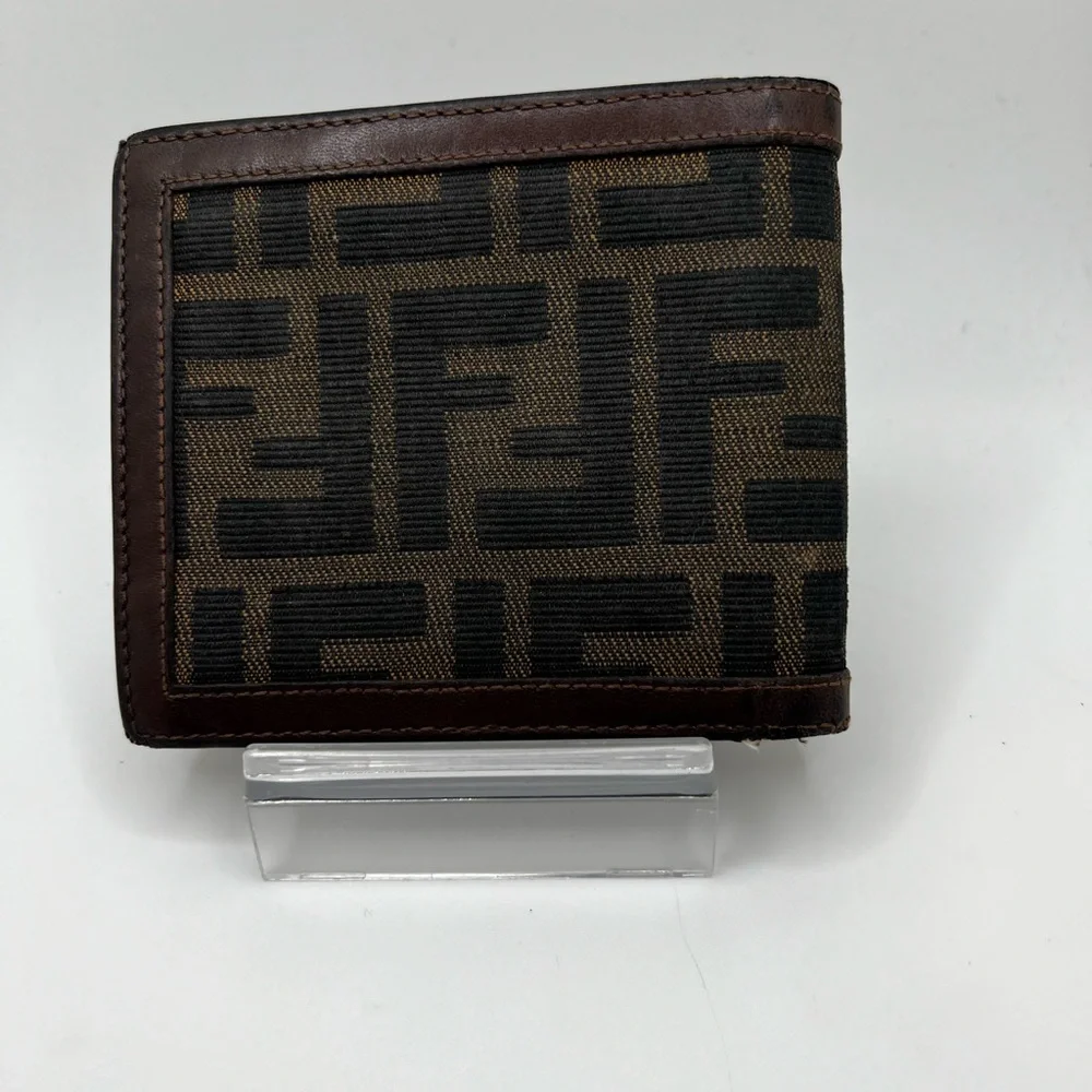 GUC Fendi Zucca Canvas Bifold Wallet